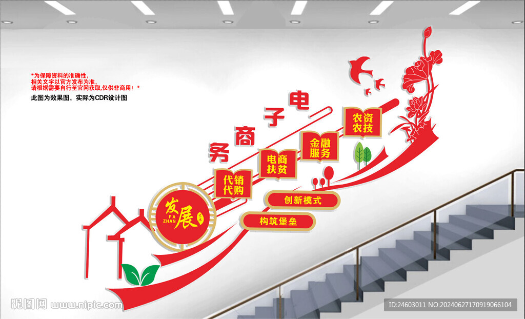 電商樓梯文化墻