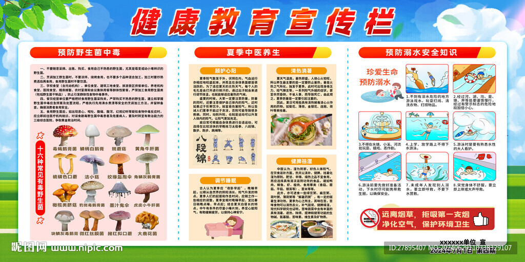 健康教育宣傳欄 第四期