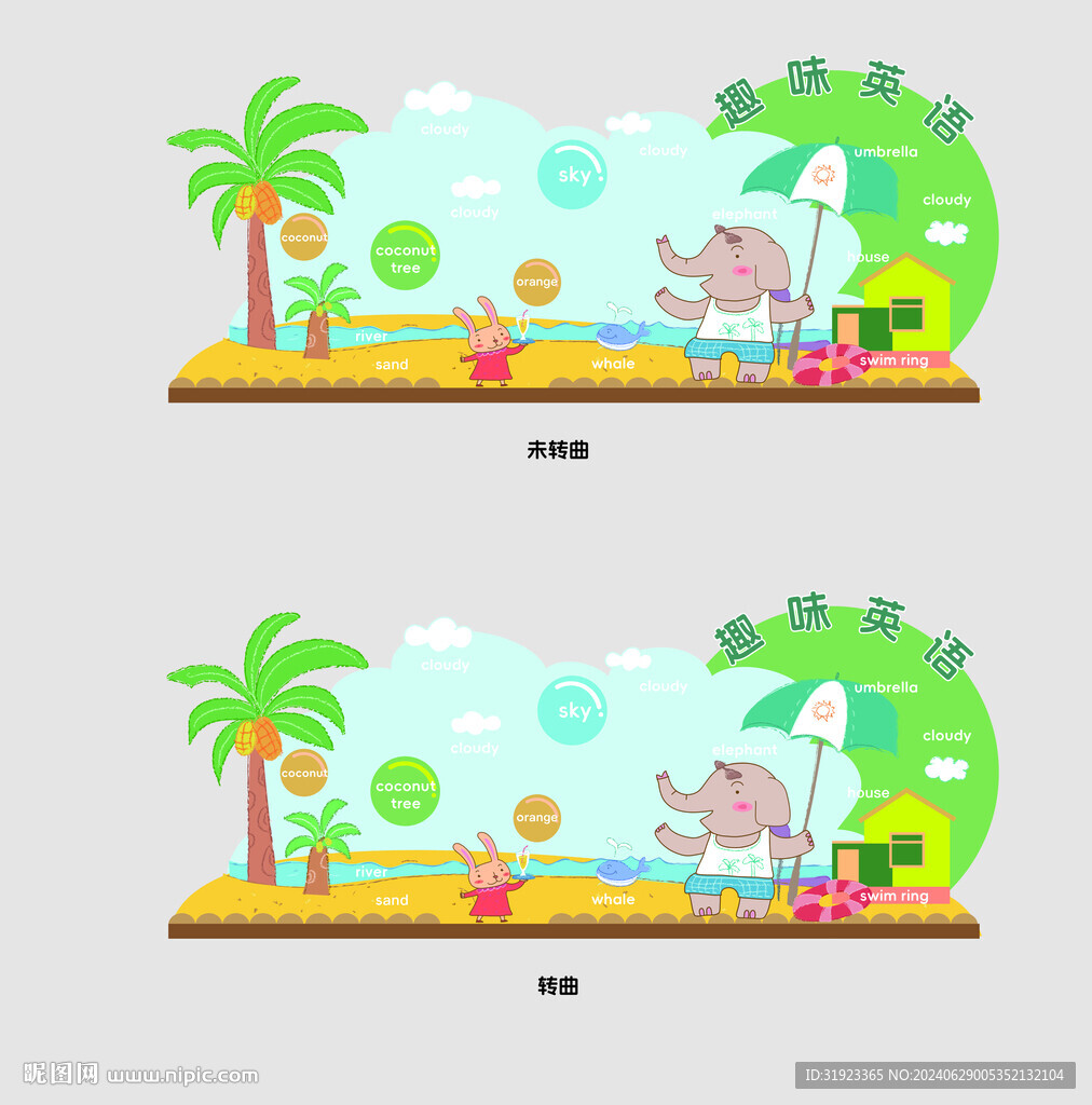 幼兒園小學趣味英語文化墻