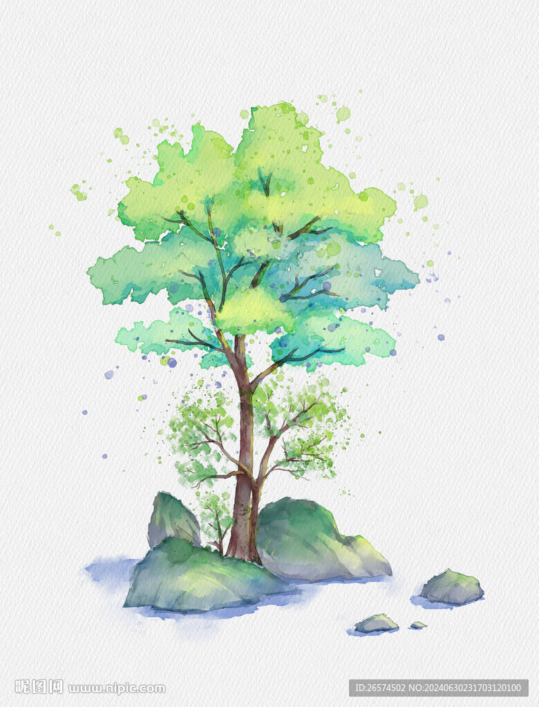 樹(shù)木與石頭