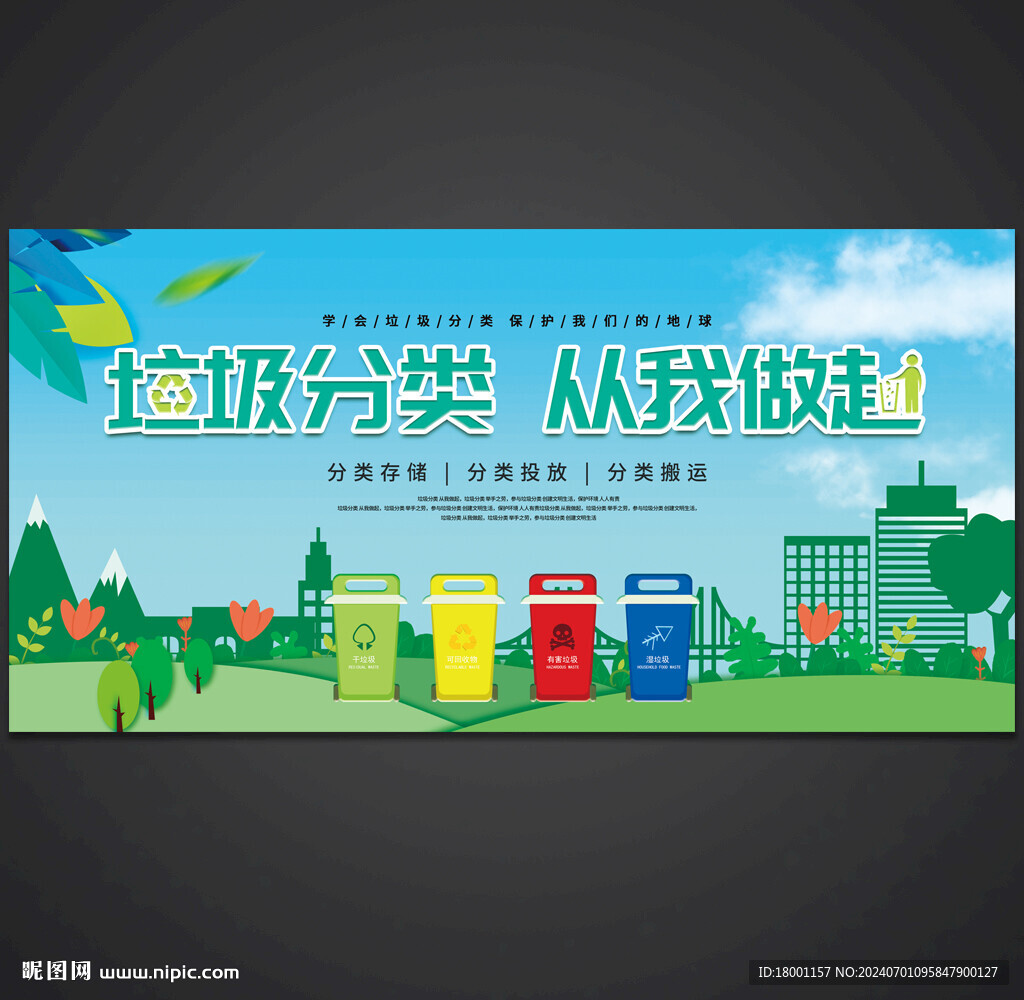 垃圾分類海報(bào)