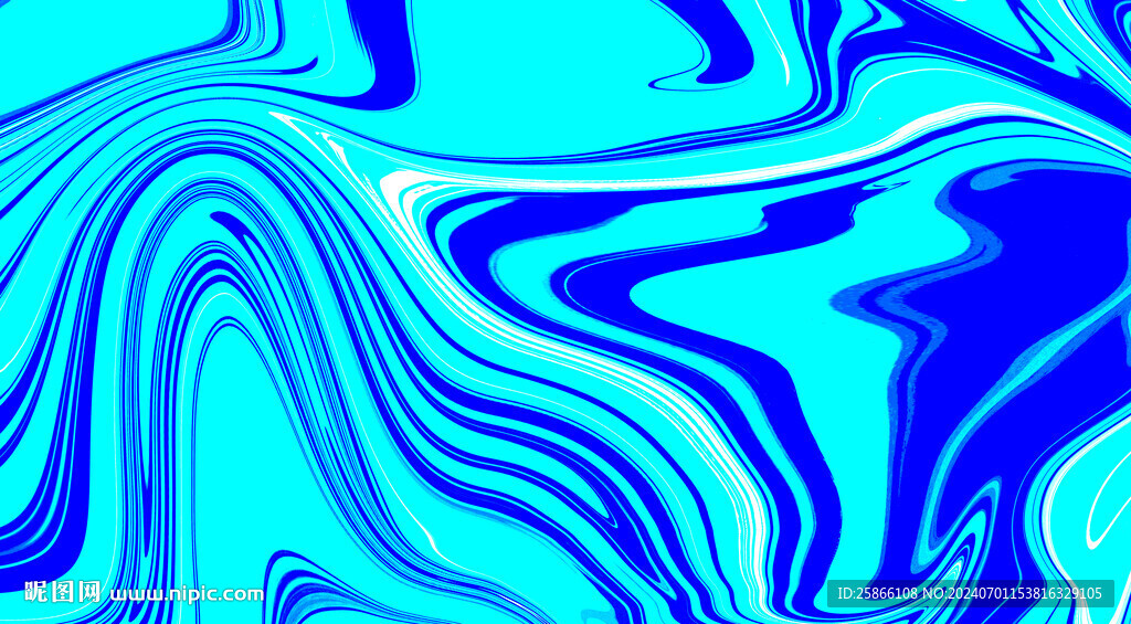 藍色流體紋理圖片