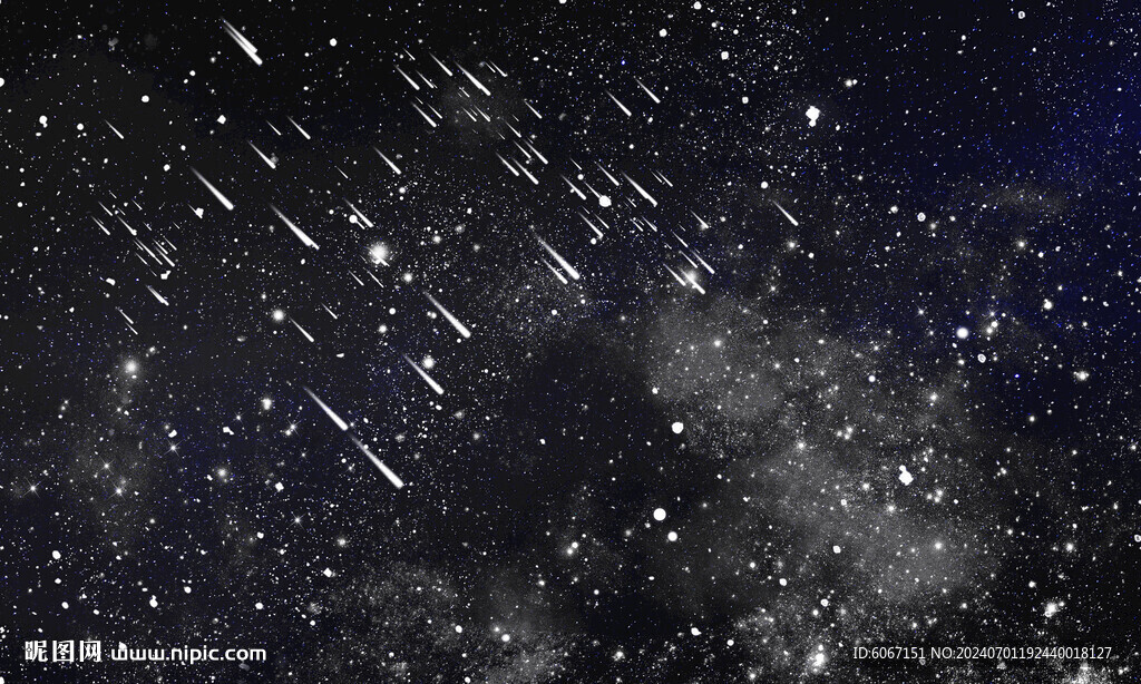 流星雨宇宙星空背景