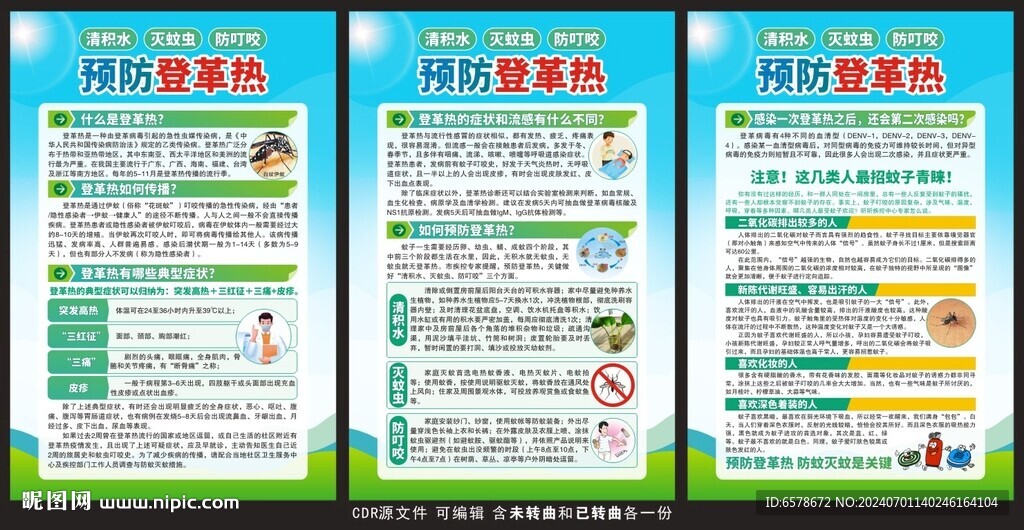 預防登革熱展板