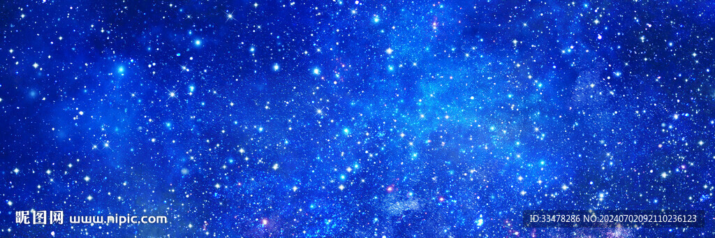 巨幅藍(lán)色星空天花軟膜