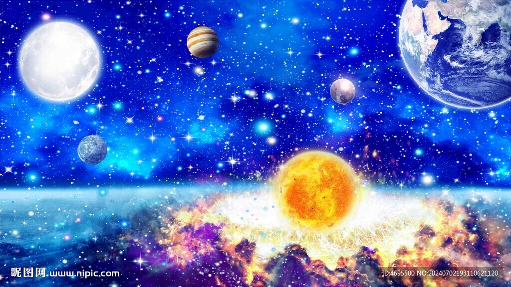 太空宇宙星空圖