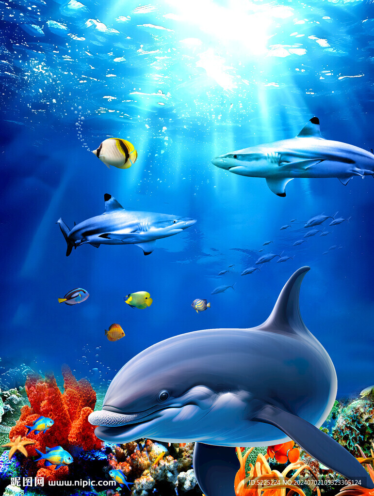 海豚海底世界