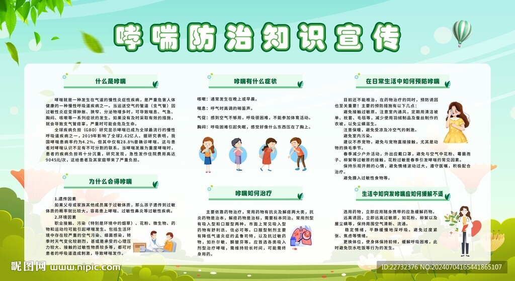 預防防治哮喘