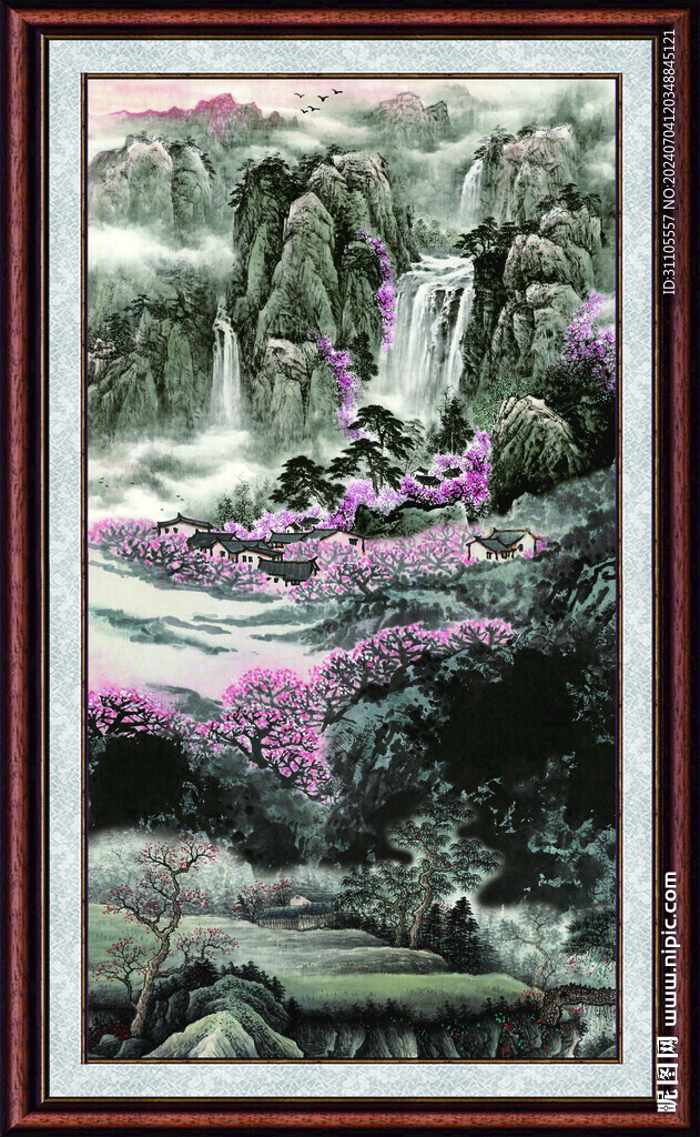 山水畫風景 
