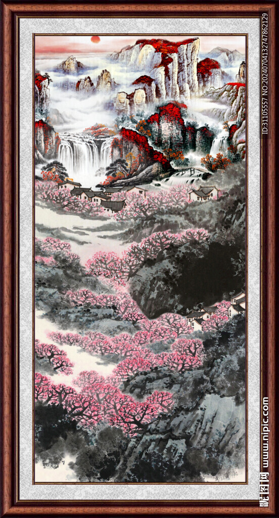 江山如畫山水 