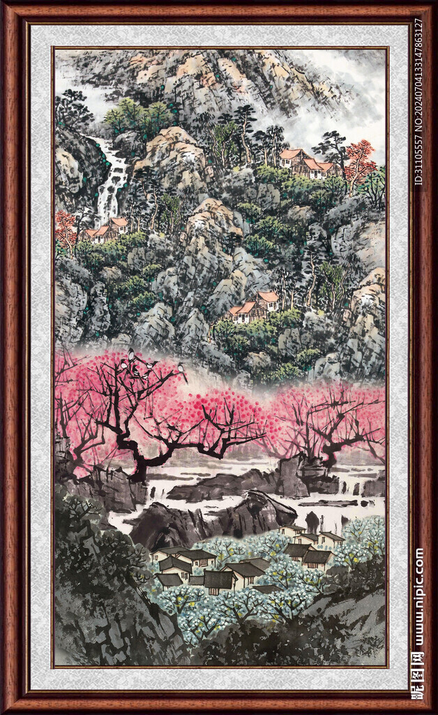 江山如畫山水 