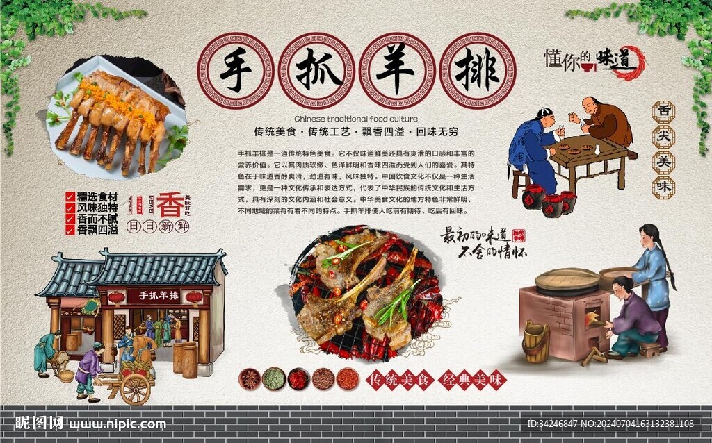 手抓羊排