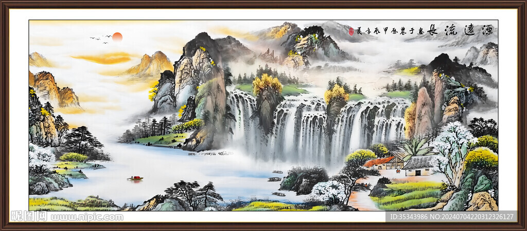 國(guó)畫(huà)寫(xiě)意山水
