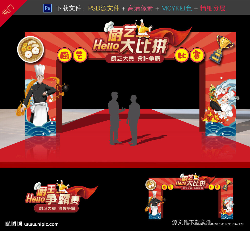 廚藝比賽拱門