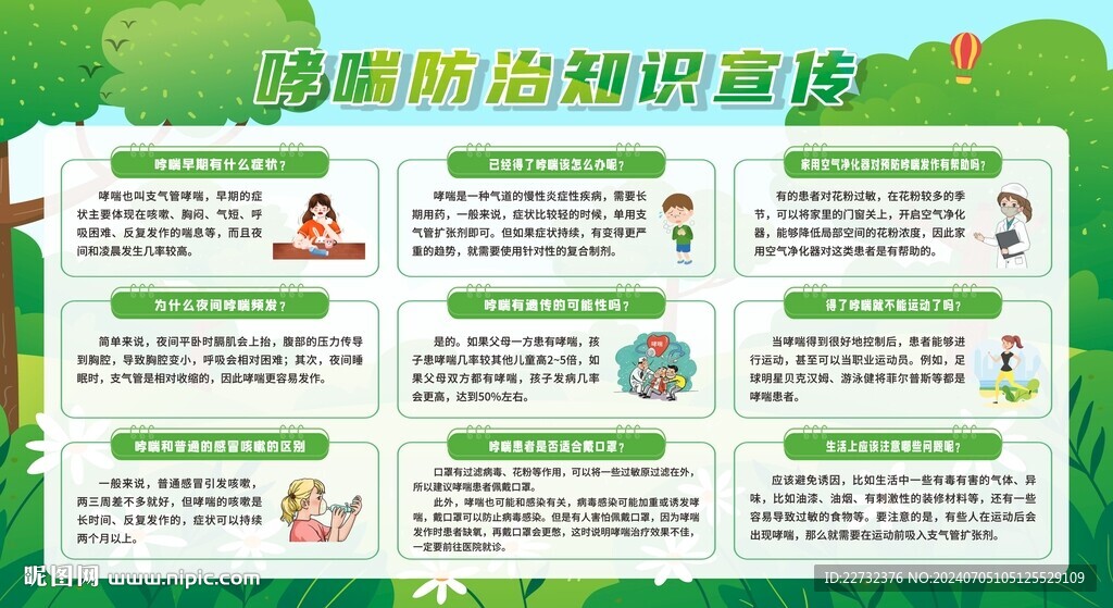 預(yù)防防治哮喘