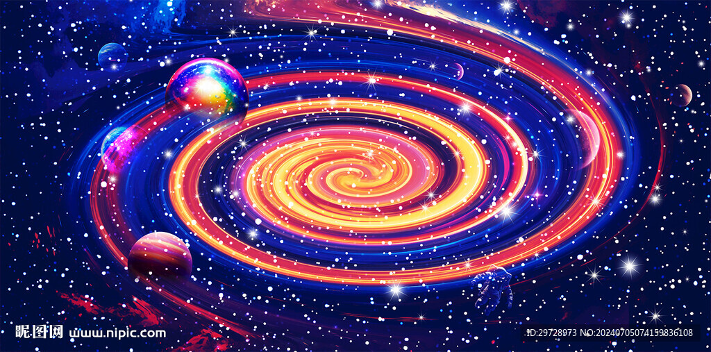 宇宙旋渦星空軟膜天花