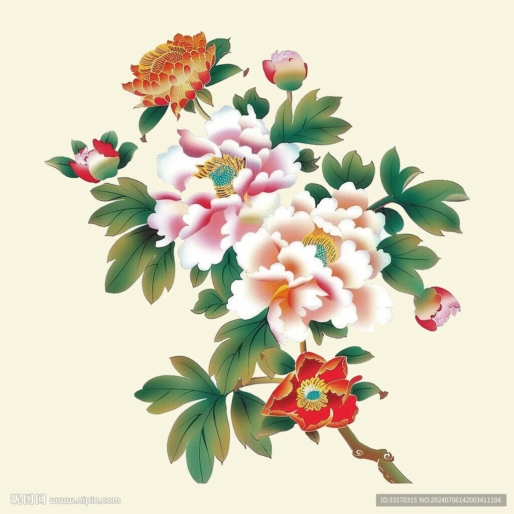 民族花紋
