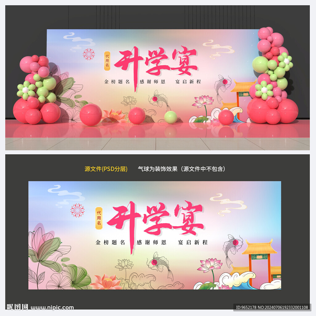 升學(xué)宴背景