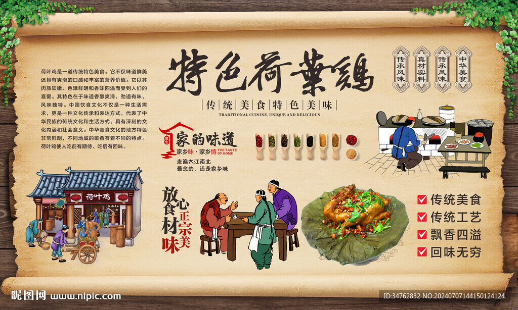 荷葉雞 
