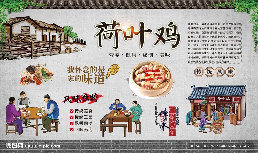 荷葉雞 