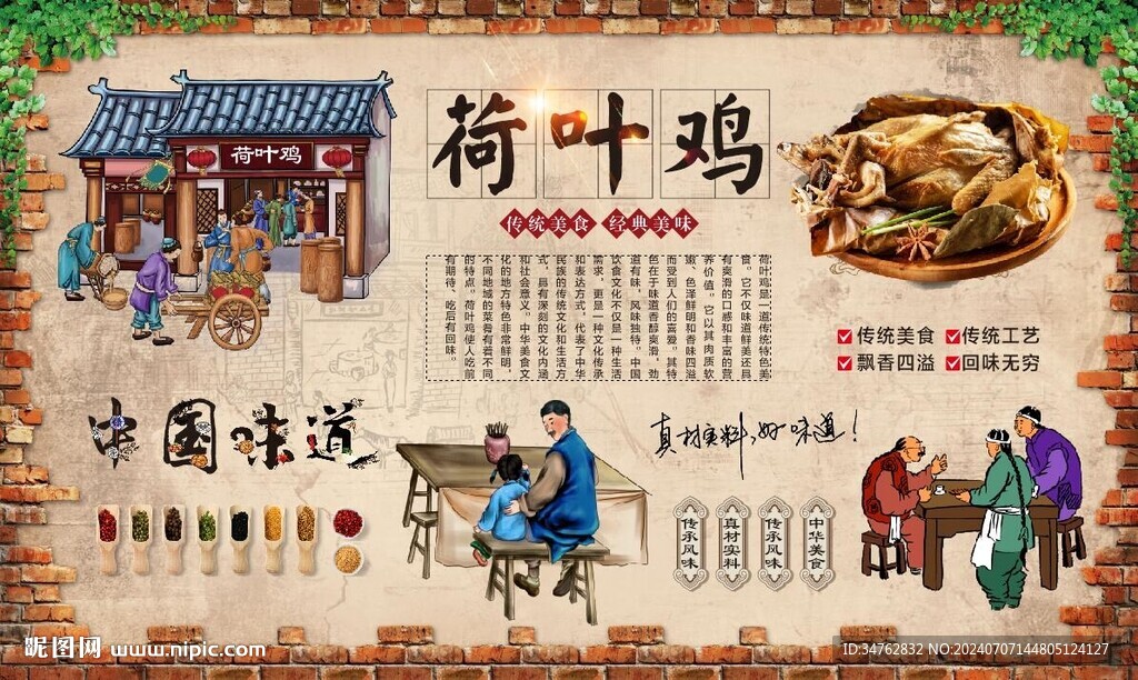 荷葉雞 