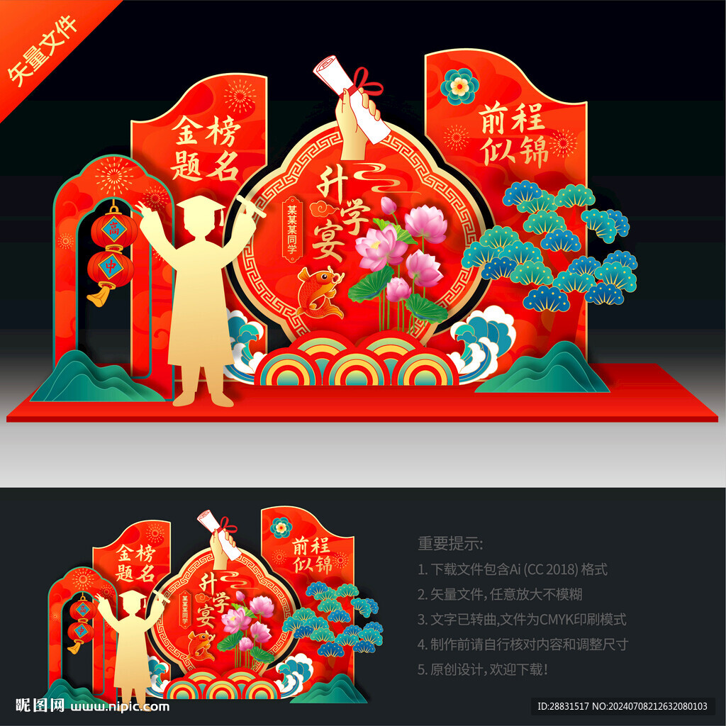 升學(xué)宴美陳布置
