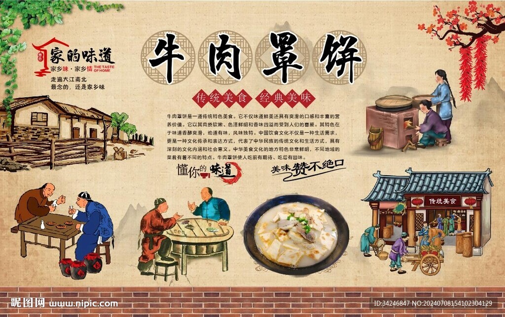 牛肉罩餅