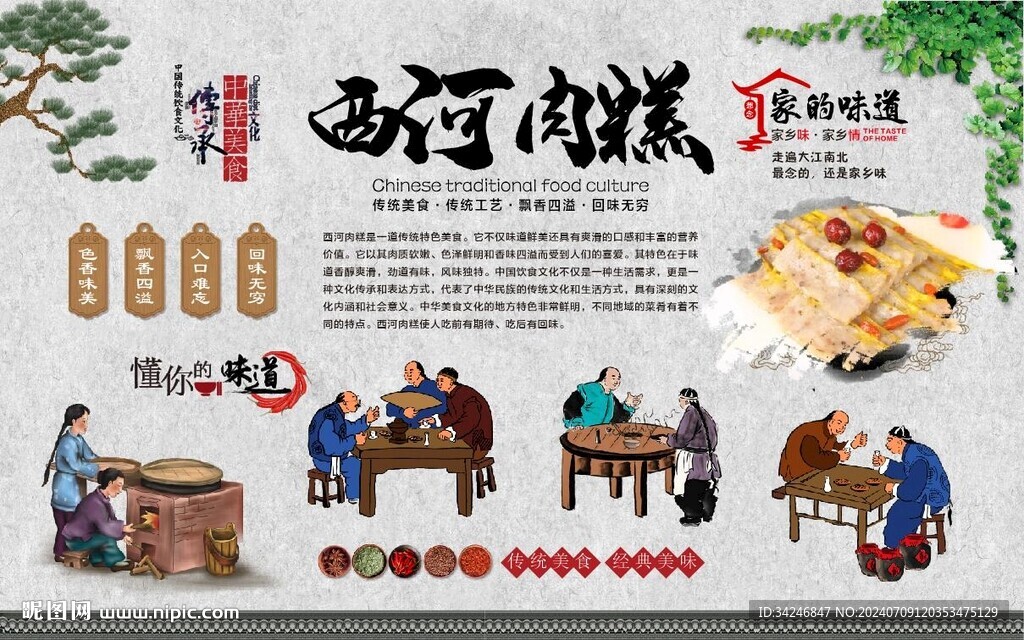  西河肉糕 