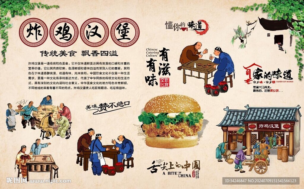 漢堡炸雞 