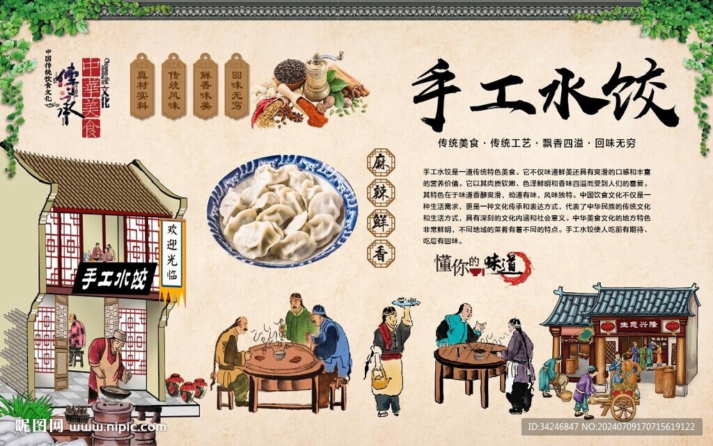 手工水餃 