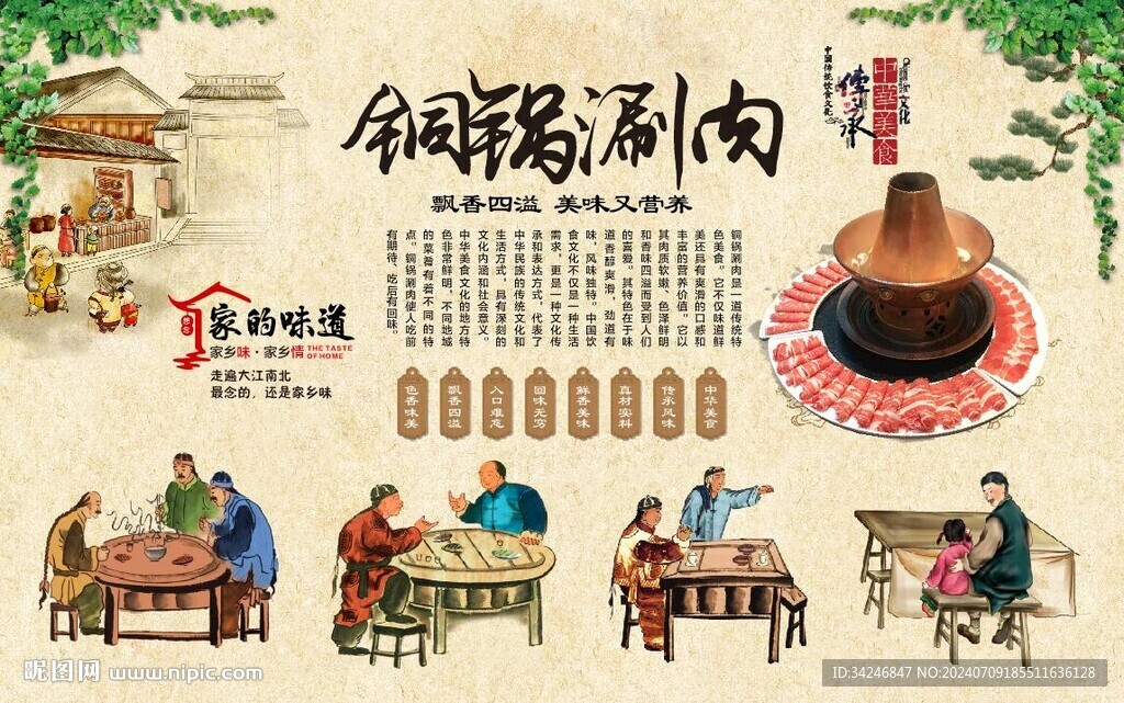  銅鍋涮肉 