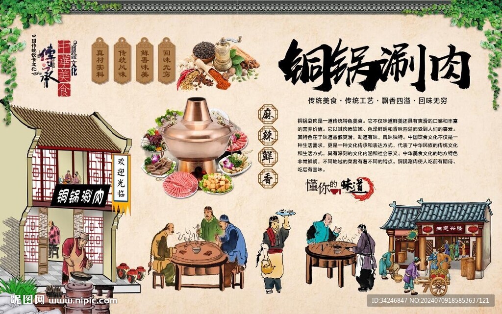  銅鍋涮肉 