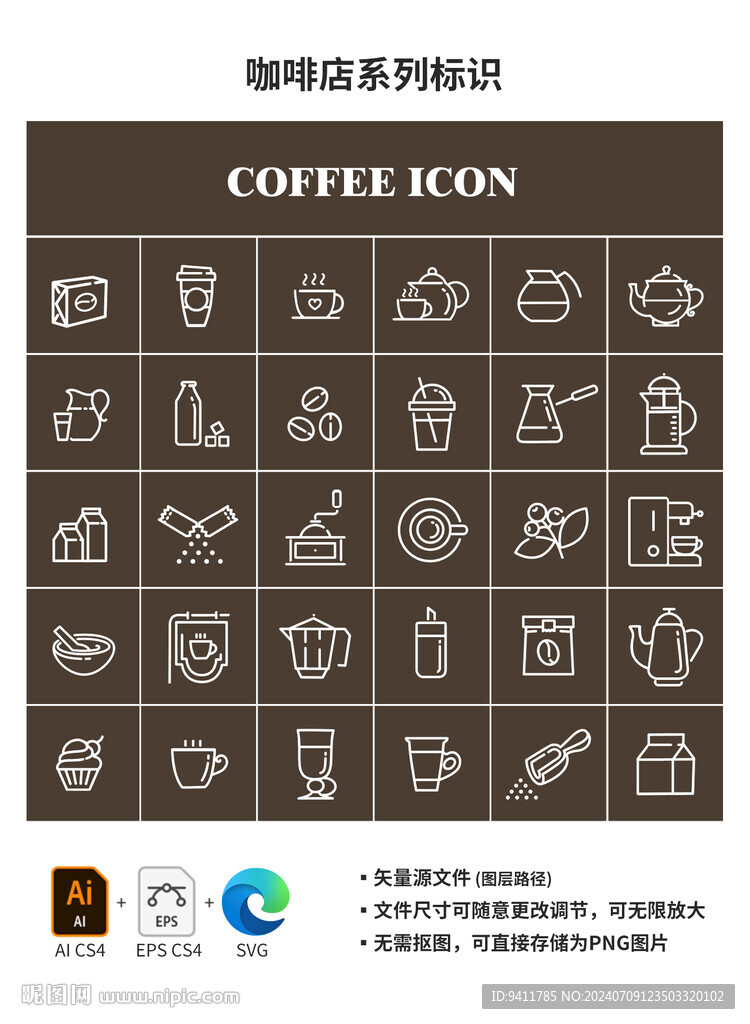 咖啡標識