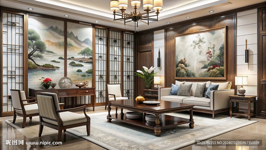 新中式客廳家具
