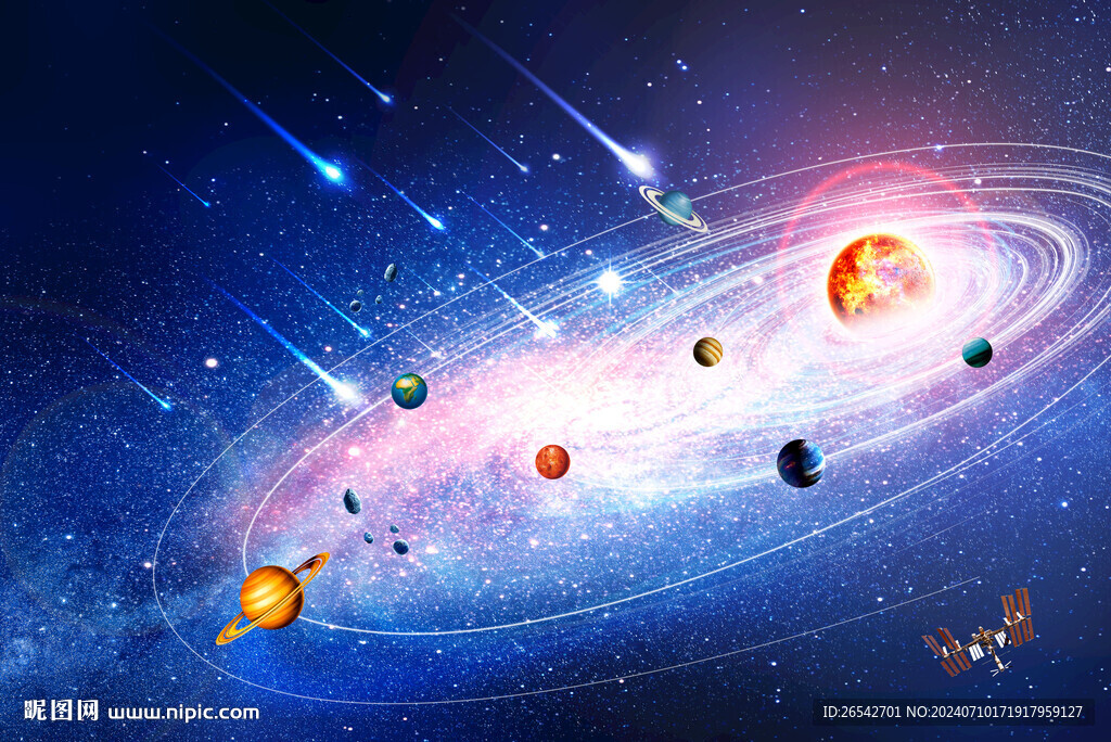 星空流星太陽系