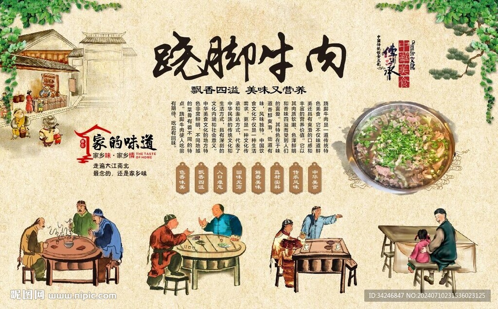 蹺腳牛肉 