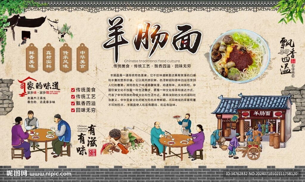羊腸面 