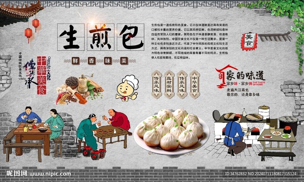 生煎包 