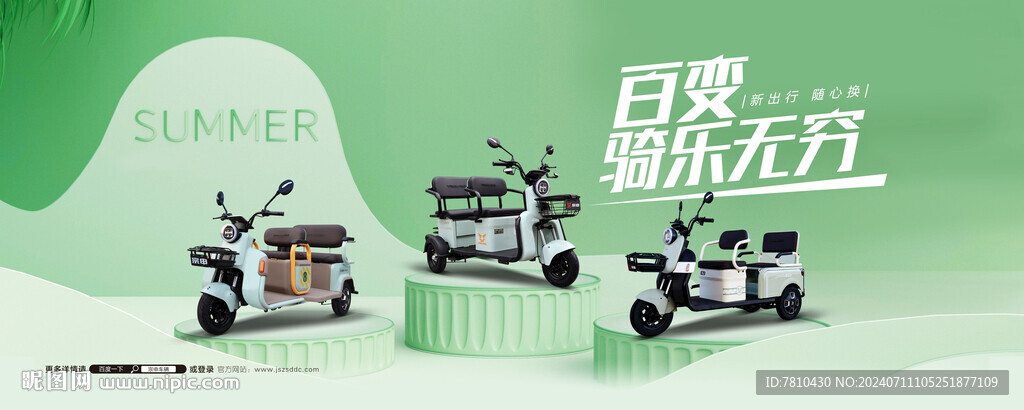 電動三輪車海報