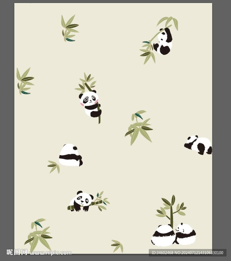 熊貓竹葉