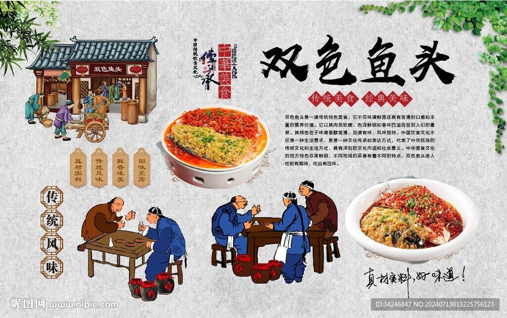 雙色魚(yú)頭
