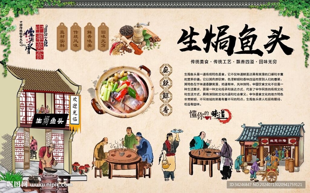 生焗魚頭 