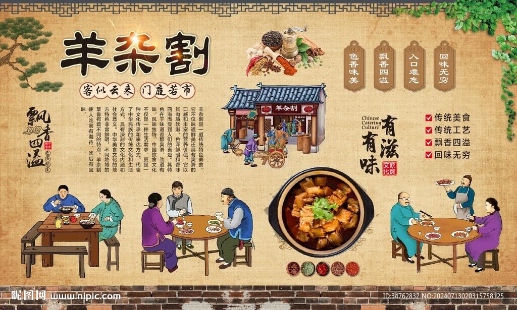 羊雜割 