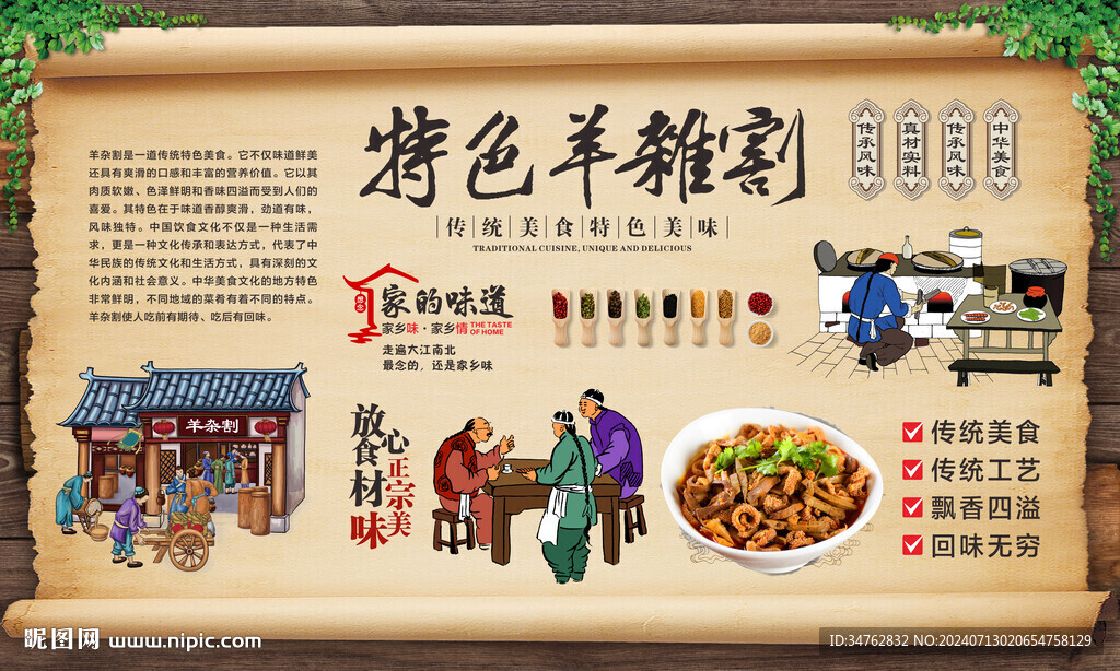 羊雜割 