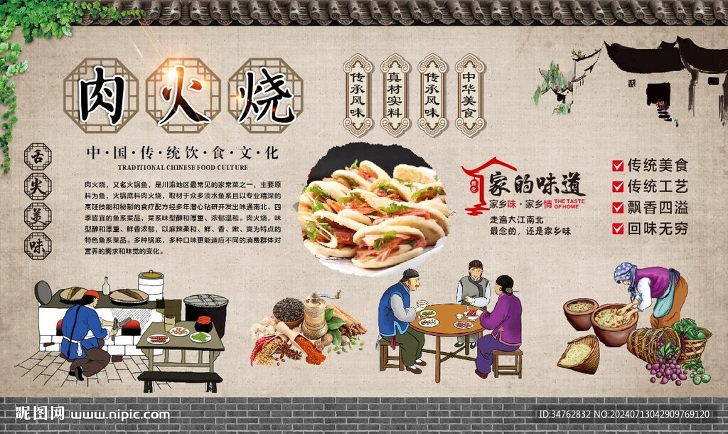 肉火燒 
