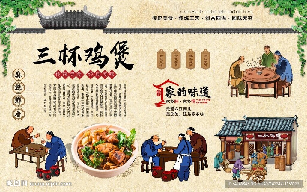 三杯雞煲 