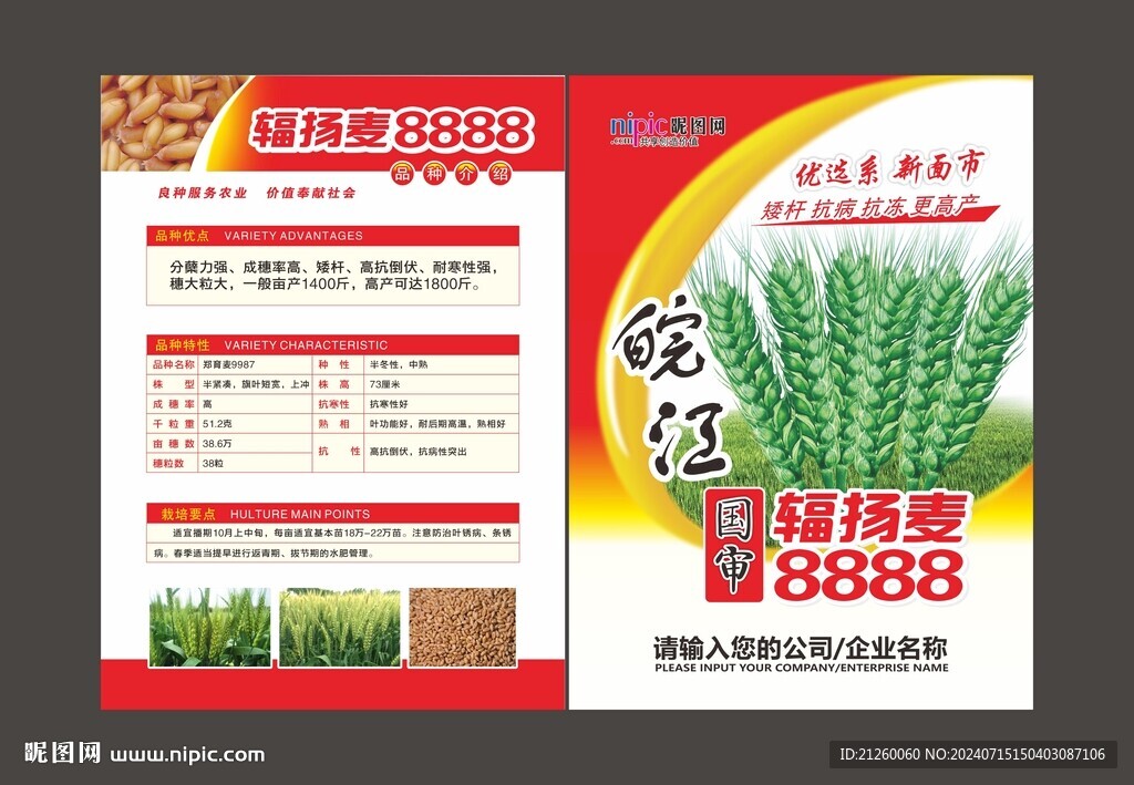 小麥單頁