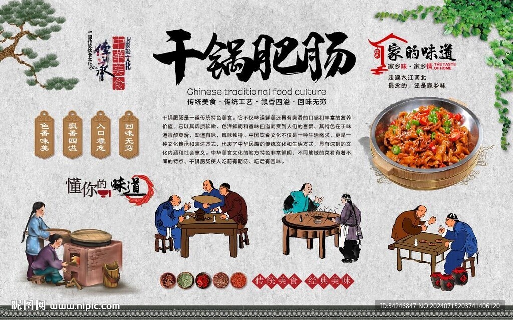 干鍋肥腸 