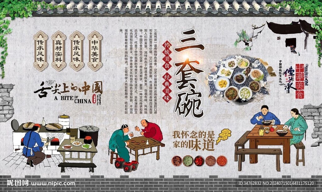 三套碗