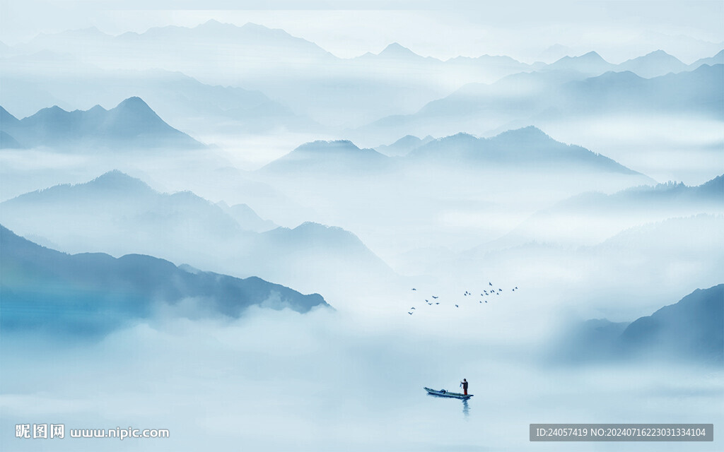 新中式寫意山水